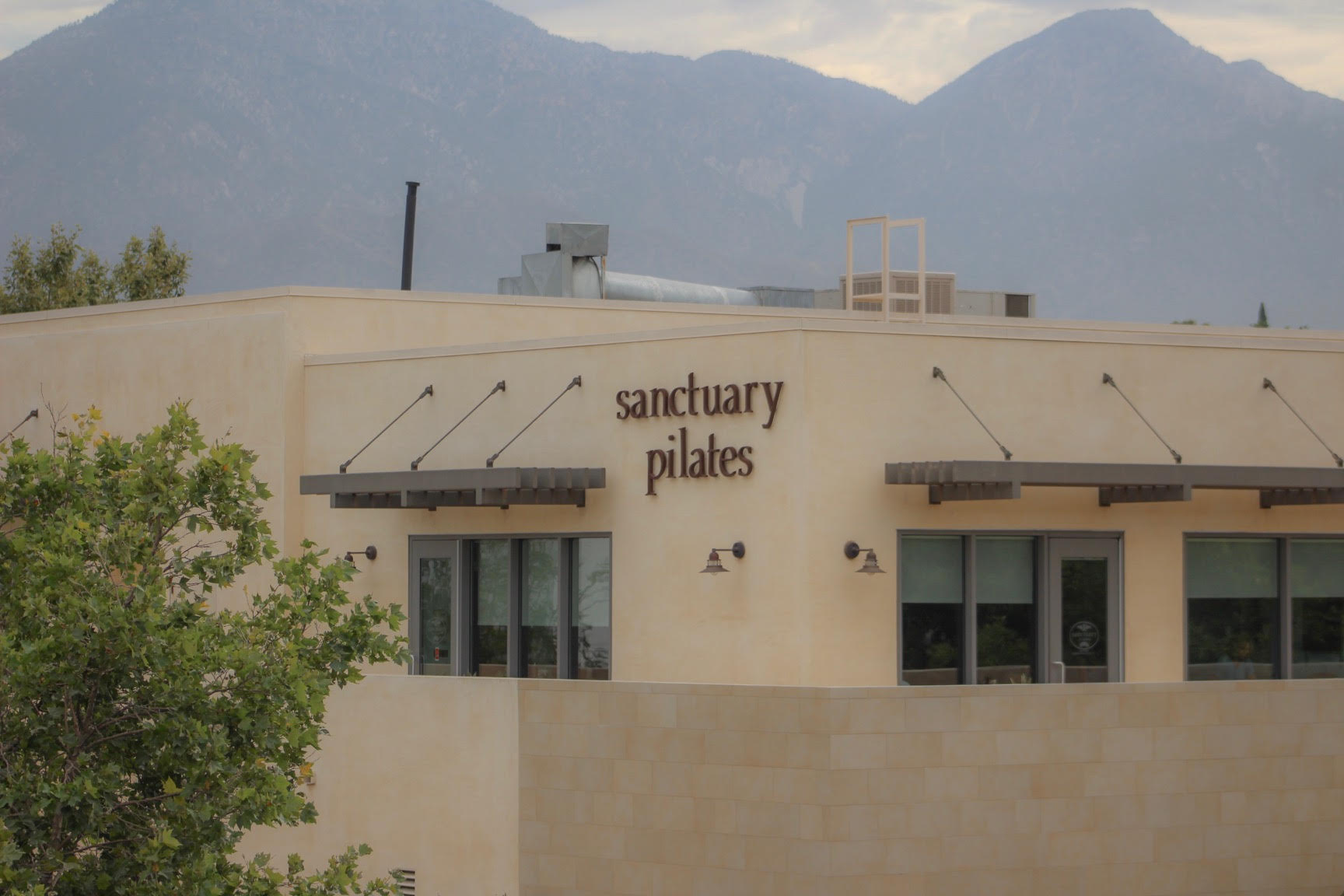 view of pilates studio in downtown claremont